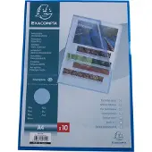 Exacompta L-map A4 Blauw PP (Polypropeen) 120 micron 100 Stuks