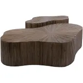 AnLi Style Salontafel Maya Teak XL shamrock set/2
