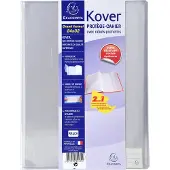 Exacompta Kover Boekenkaft Kunststof, PVC (Polyvinylchloride) Transparant 60 Stuks