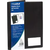 Exacompta 2x Guildhall Showalbum - premium PVC - 50 tassen - 100 zichten - A4 - Zwart - CDB50Z
