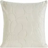 Eurofirany Decoratieve Cussenhoes 40x40 Ariel 4 Crème Bloemig Velours
