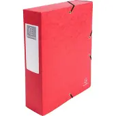 Exacompta Archiefdoos 50835E Rood Glanzend karton 25 x 33 cm 6 Stuks