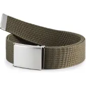 Ladeheid Herenriem - Mannelijke Stoffen - Riem jute – Olijfgroen – 125x4 – LA-EL-P90