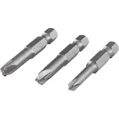 Wolfcraft Schroefbits | Torq-Set | 50 mm | No. 6, 8, 10 | 3-delig - 1267000