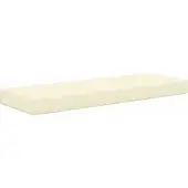 vidaXL Buitenstoel Kussen Crème 115 x 40 x 8 cm 100% Polyester