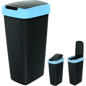 Prosperplast Mülleimer COMPACTA Q - hellblau 25l