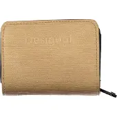 Desigual Ritsportemonnee Beige Leer