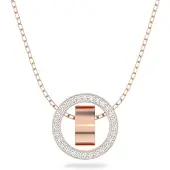 Swarovski Kettingen - Hollow Necklace rose gold-tone plated in quarz