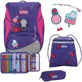 Scout Alpha Schooltas set 4-delig paars
