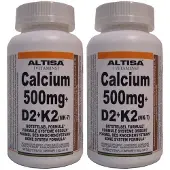 Altisa Calcium 500mg+D2+K2 2x90 St Gecomprimeerde tabletten