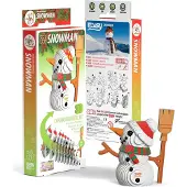 Eugy 3D Puzzel - Sneeuwman - Kerstfiguren - Duurzaam - Verzamel Ze Allemaal - 6 Jaar
