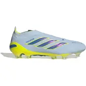 Adidas Predator Elite Veterloze Gras Voetbalschoenen (FG) Lichtblauw Blauw Geel