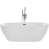 Beliani Nevis - Badkuip - Glasvezel - wit - 170x80x59