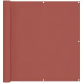 vidaXL Balkonscherm Terracotta 110 x 800 cm Oxford Stof