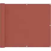 vidaXL Balkonscherm Terracotta 100 x 300 cm Oxford Stof