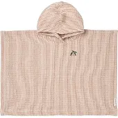 Liewood Paco badponcho tuscany rose crème-de-la-crème streep 1-2 jaar