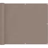 vidaXL Balkonscherm 90 x 200 cm PU gecoate oxford alu