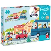 Goula Jumbo - - Puzzel XXL - Voertuigen - 18 stukjes - Vanaf 2 jaar