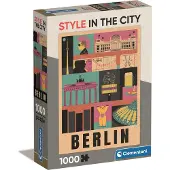Clementoni - Puzzel - 1000 Stukjes - Style in the City Berlin - Puzzel Voor Volwassenen