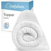 Dailydream Matrastopper 140x200 cm – Koudschuim – 7 zones – Stevig ligcomfort – 6 cm – Topper
