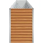 vidaXL Verhoogde plantenbak Lichtbruin 582 x 50 x 68 cm