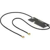 DeLOCK WLAN IEEE 802.11 ac/a/h/b/g/n Twin PCB Antenne met MHF IPEX (v) connector - 3 - 5 dBi - 0,15 meter