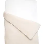 Sevira Kids - Baby dekbedovertrek van katoen gaas - Beige 100x140 cm