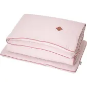 Sevira Kids - Kinder dekbed en kussen katoen gaas - Roze 140 x 100 cm