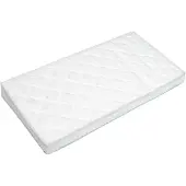 Sevira Kids - Babymatras met afneembaar kussen - Wit 60x120