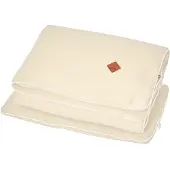 Sevira Kids - Kinder dekbed en kussen katoen gaas - Ecru 140 x 100 cm