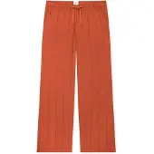 Schiesser Pyjamabroek 'Mix Relax' donkeroranje / roestrood