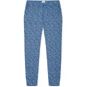 Schiesser Pyjamabroek 'Mix & Relax' aqua / smaragd / zwart / wit