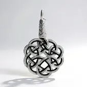 Cavill - Zilveren hanger 925 Sterling Zilver - Elegante Keltische knoop - Symbolisch voor verbondenheid en tijdloze stijl - 40,5x24 mm