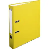 Exacompta 20x Ordner met hefboom in PP /karton - rug van 50mm - A4 - Geel - 915404B