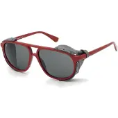 Lozza Zonnebril SL4416 58/15/145 Volledig glanzend rood Acetaat MAN SL4416