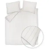 Vandyck Dekbedovertrek Pure Sand Offwhite Katoen-240 x 200 / 220 cm | Lits-Jumeaux