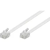 Goobay modulaire aansluitkabel, wit, 15 m