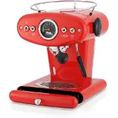 Illy X1 Anniversary Koffiemachine – ESE Pads & Gemalen Koffie – Rood - Iconisch Design – Met Stoompijp
