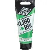 Essdee lino inkt bladgroen - blokdruk inkt 100ml voor kinderen.