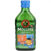 Kyberg Pharma Vertriebs GmbH Möller’s Levertraan Fruit – Omega-3 + Vitaminen 250 ml