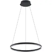 Arcchio Hanglampe , Albiona, dimbare, Zwart, Keuken, Metaal, Modern