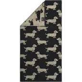 Cawö Douchelaken We love Dogs Black/Beige