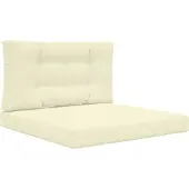 vidaXL Buitenbankkussen Polyester Crèmekleurig 80 x 80 cm