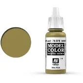 Vallejo Hobbyverf Acrylverf - 70978 Model Color Dark Yellow - Acryl Verf flesje - 17 ml