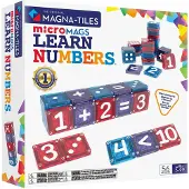 Magna-Tiles - Learn Numbers and Math - 56 microMAGS pieces (90464)