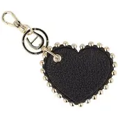 Etienne aigner Fashion Sleutelhanger Leer 7.5 cm zwart