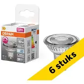 Osram 6x GU10 LED spot | 4000K | Dimbaar | 6.1W (80W)