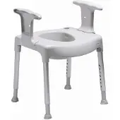 Seniorshop Swift vrijstaande toiletverhoger - hoogte verstelbaar - 42-57 cm