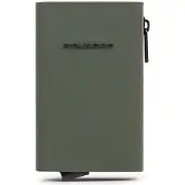Piquadro Corner Portemonnee RFID-bescherming 7 cm olijf