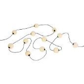 Loom Design Lichtketting , Misst Garland 12, Wit, Terras, Kunststof, Modern